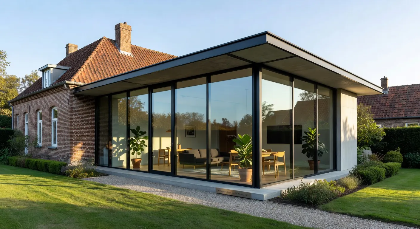 Extension de maison moderne avec maçonnerie durable en 2026
